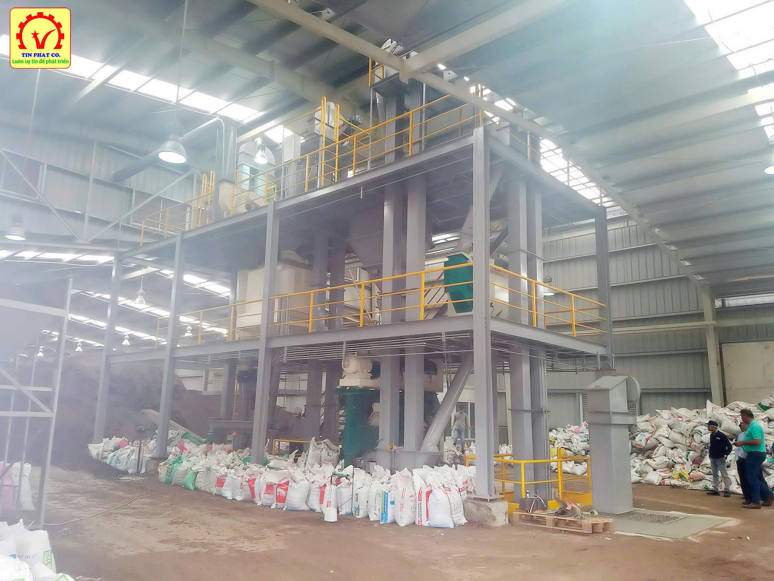 Cơ khí Tín Phát - Đối tác chuyên nghiệp và kinh nghiệm thực hiện trọn gói Dây chuyền ép viên phân hữu cơ, viên gỗ nén.